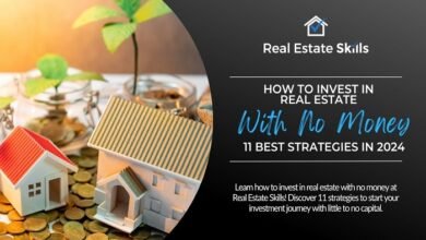 how to invest in real estate with no money